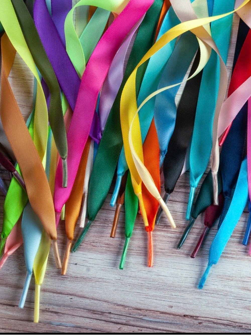 Wholesale Lot - 1,000+ Pairs of Custom Shoelaces - 100+ Colors and Patterns